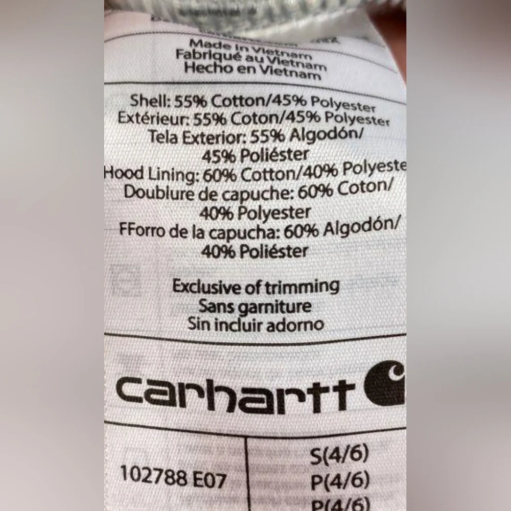 Carhartt Women's Clarksburg Zip Sweatshirt Size S MSRP $59.99 - Picture 7 of 7